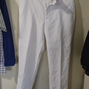 Stacy Adams White Men's Chinos